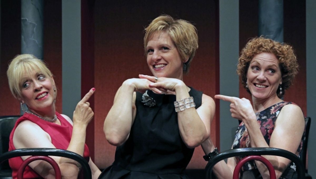 Lynne McGhee, Marie Dittmer, Jen Means at 