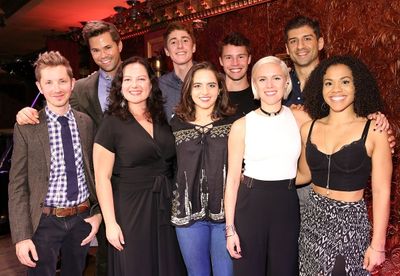 Andrew Rannells, Riley O'Flynn, Sean Howe and Tony Yazbeck, and (front row) Julian Po Photo
