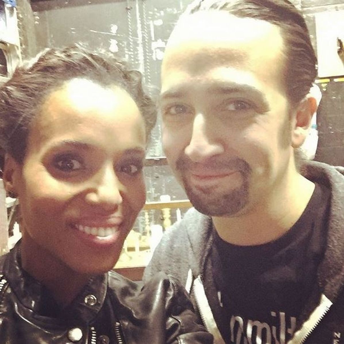 Kerry Washington, Lin-Manuel Miranda at 