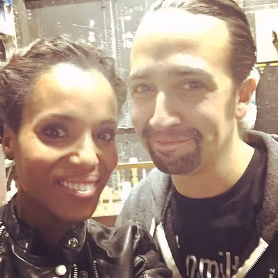 Kerry Washington, Lin-Manuel Miranda Photo