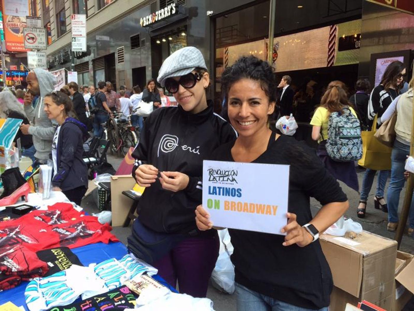 Photo Coverage: The Money Kept Rollin' in at the BC/EFA Flea Merchandise Tables!  Image