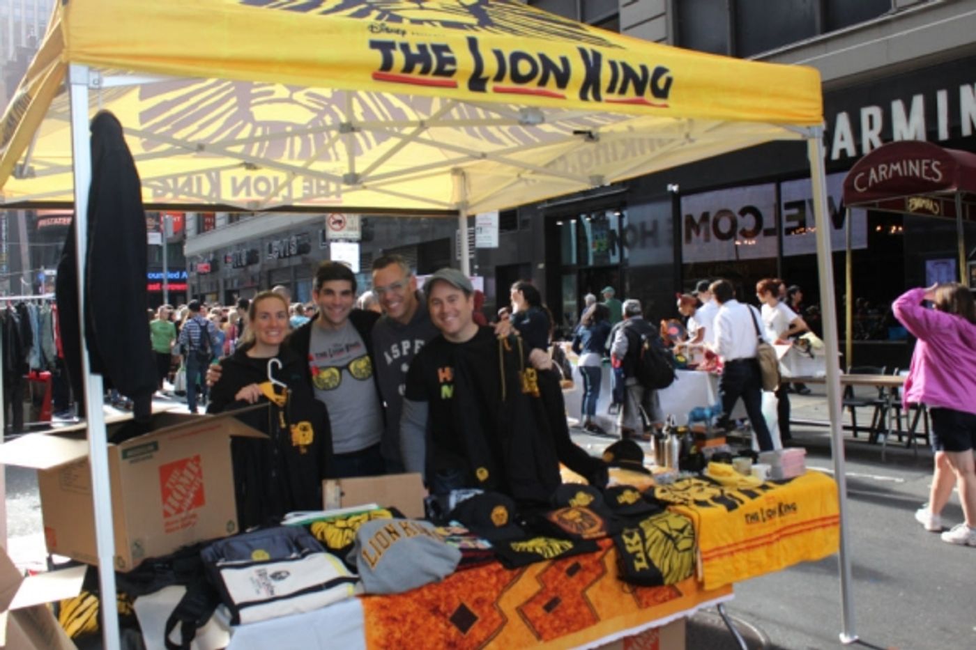 Photo Coverage: The Money Kept Rollin' in at the BC/EFA Flea Merchandise Tables!  Image