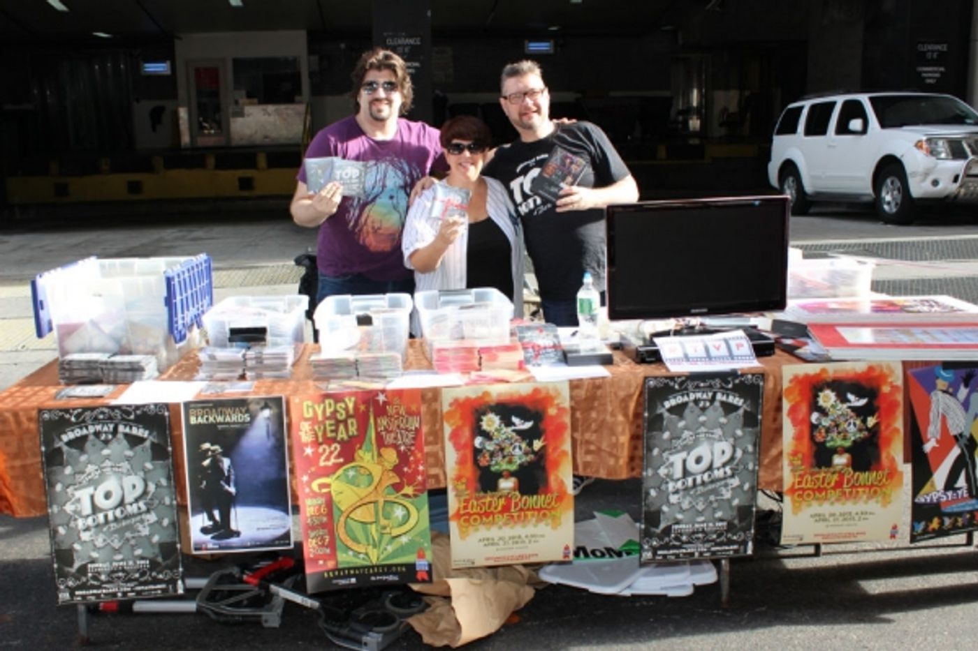 Photo Coverage: The Money Kept Rollin' in at the BC/EFA Flea Merchandise Tables!  Image