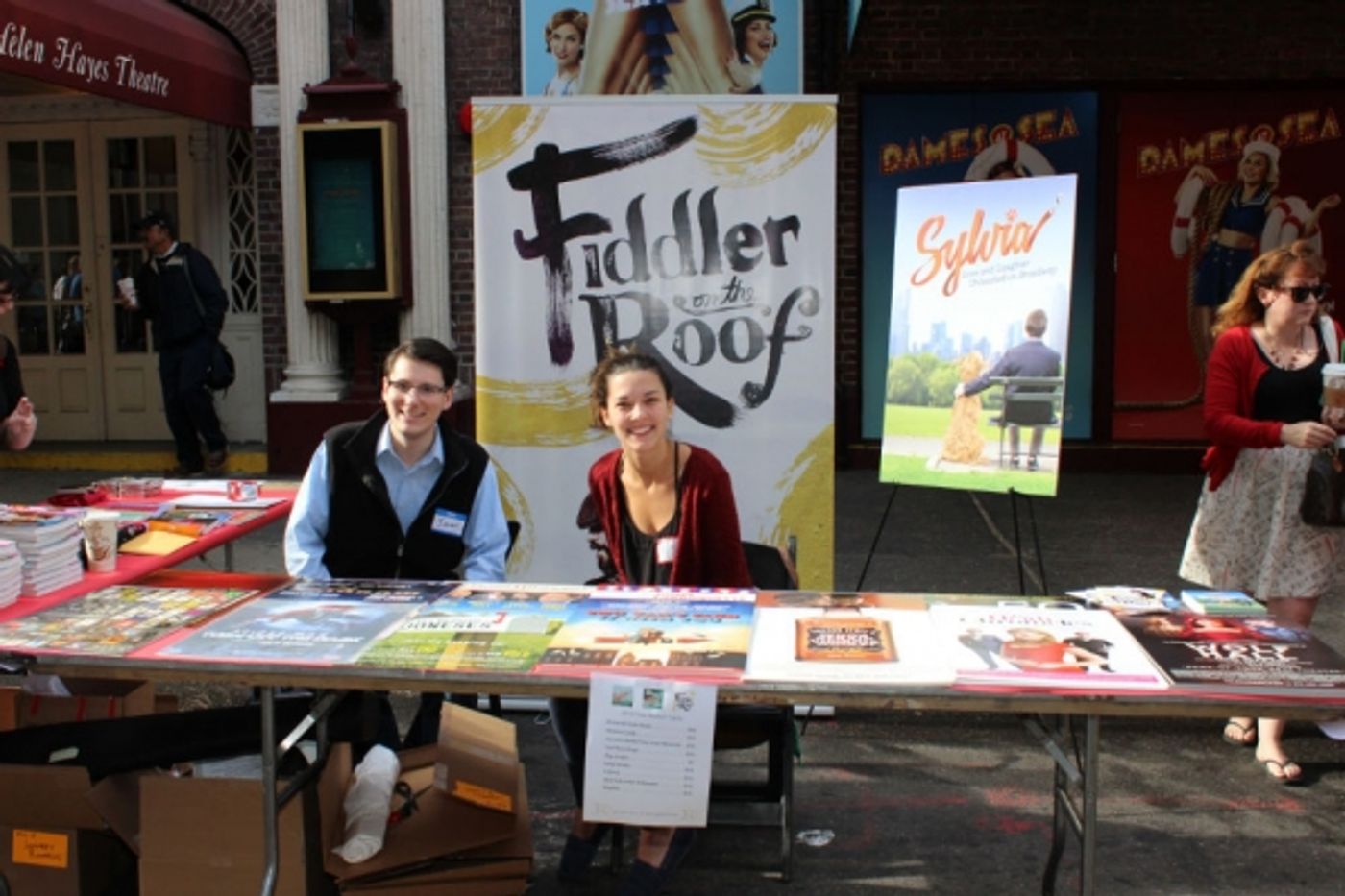 Photo Coverage: The Money Kept Rollin' in at the BC/EFA Flea Merchandise Tables!  Image