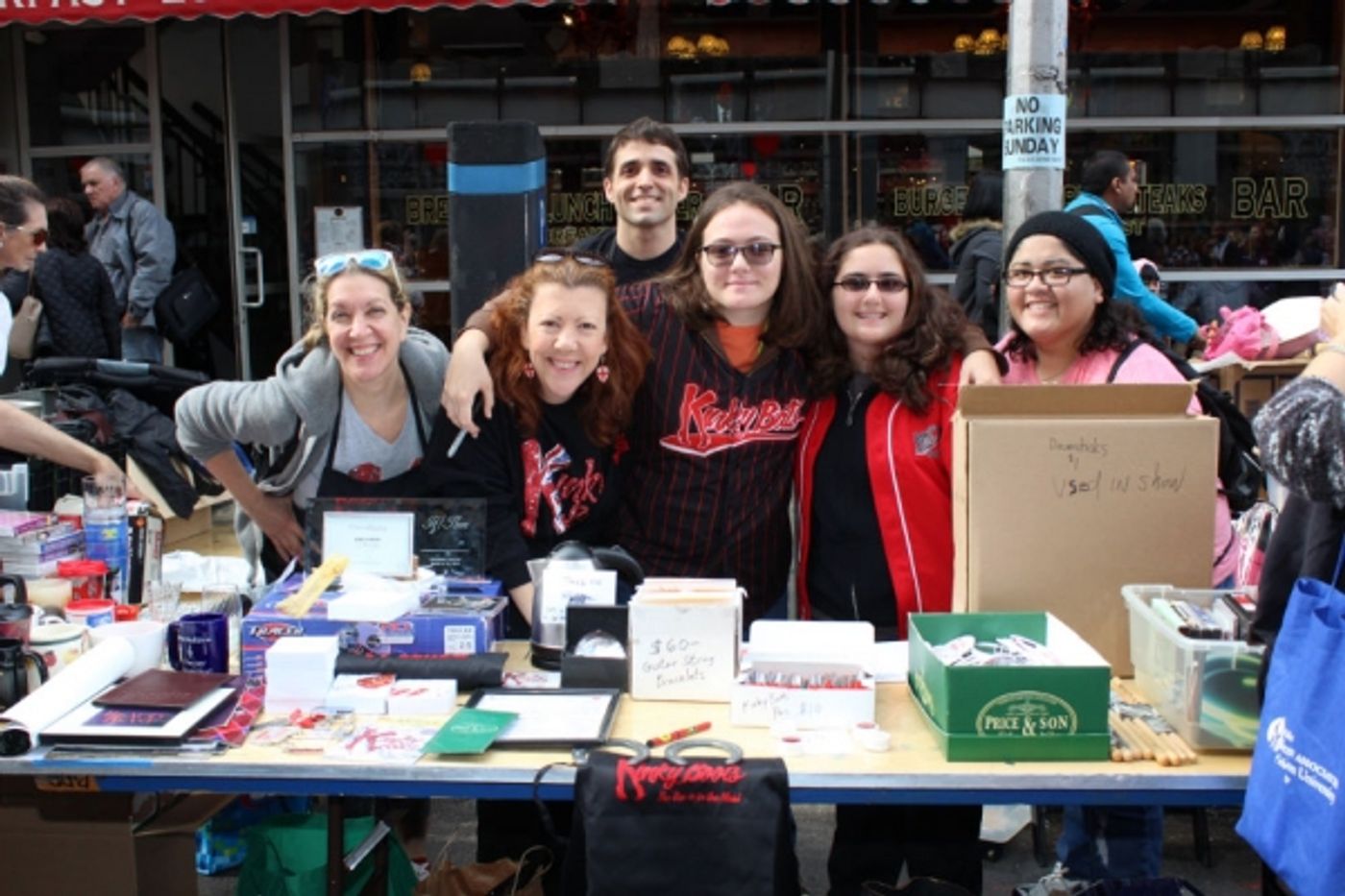 Photo Coverage: The Money Kept Rollin' in at the BC/EFA Flea Merchandise Tables!  Image