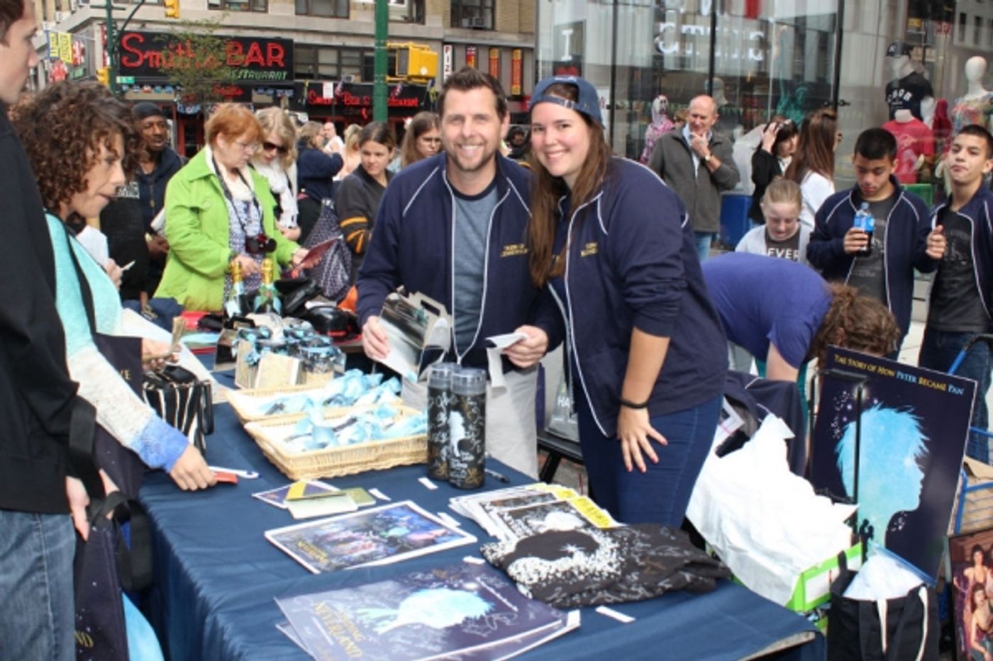 Photo Coverage: The Money Kept Rollin' in at the BC/EFA Flea Merchandise Tables!  Image