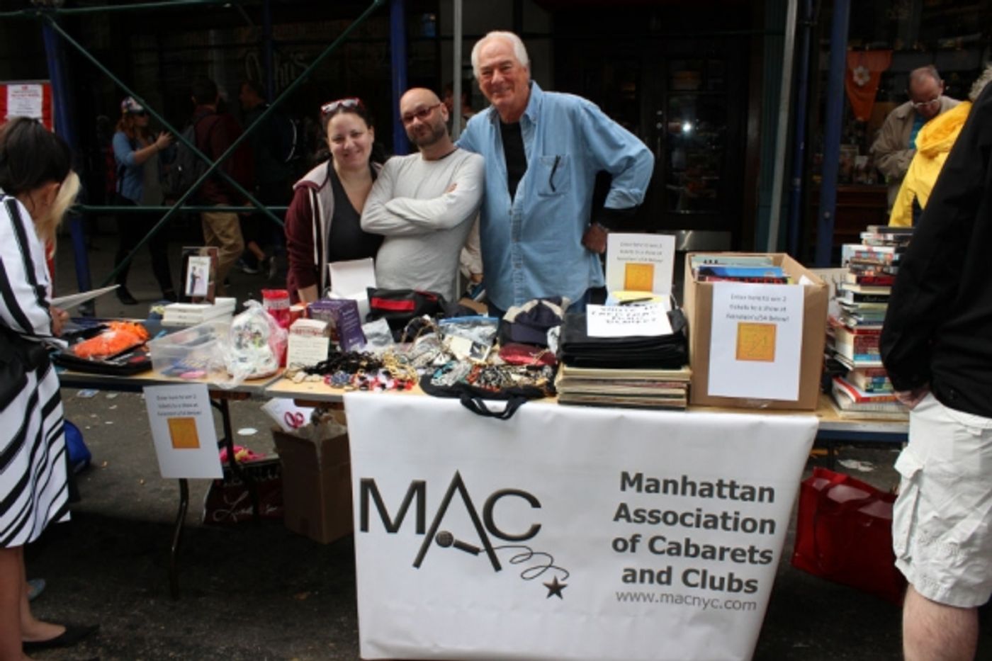 Photo Coverage: The Money Kept Rollin' in at the BC/EFA Flea Merchandise Tables!  Image