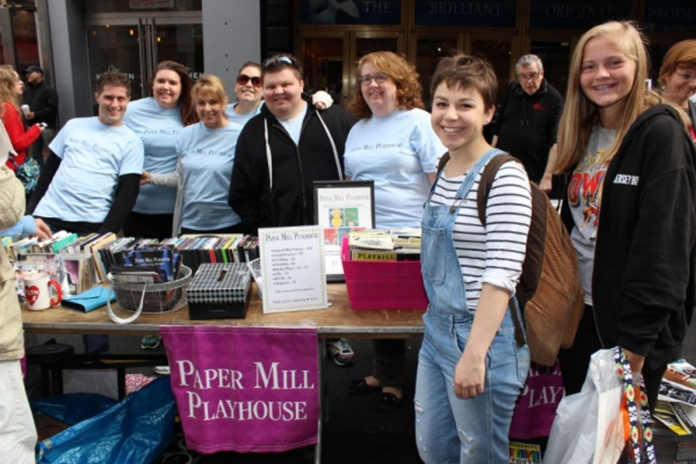 Photo Coverage: The Money Kept Rollin' in at the BC/EFA Flea Merchandise Tables!  Image