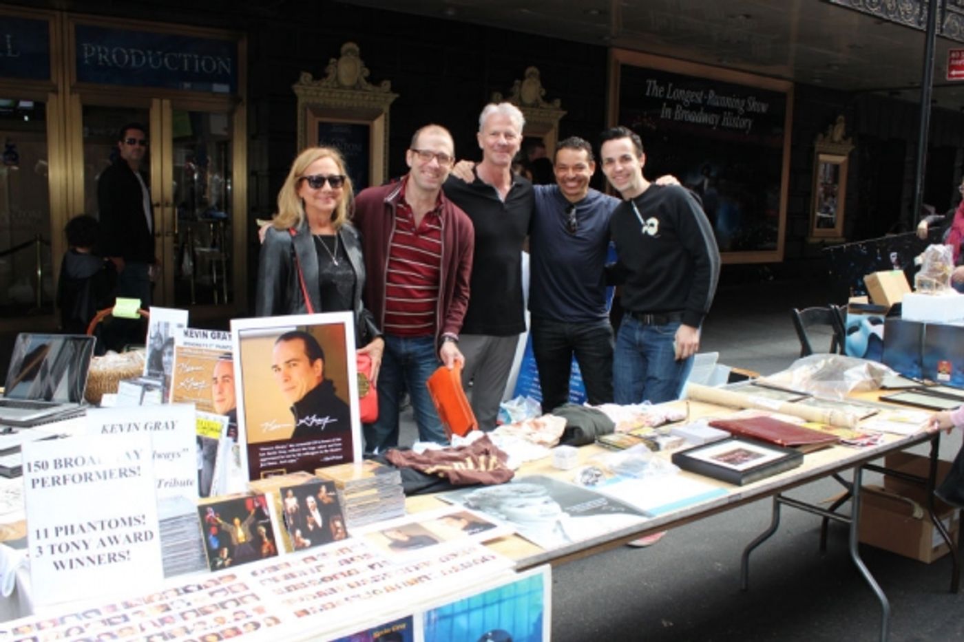 Photo Coverage: The Money Kept Rollin' in at the BC/EFA Flea Merchandise Tables!  Image