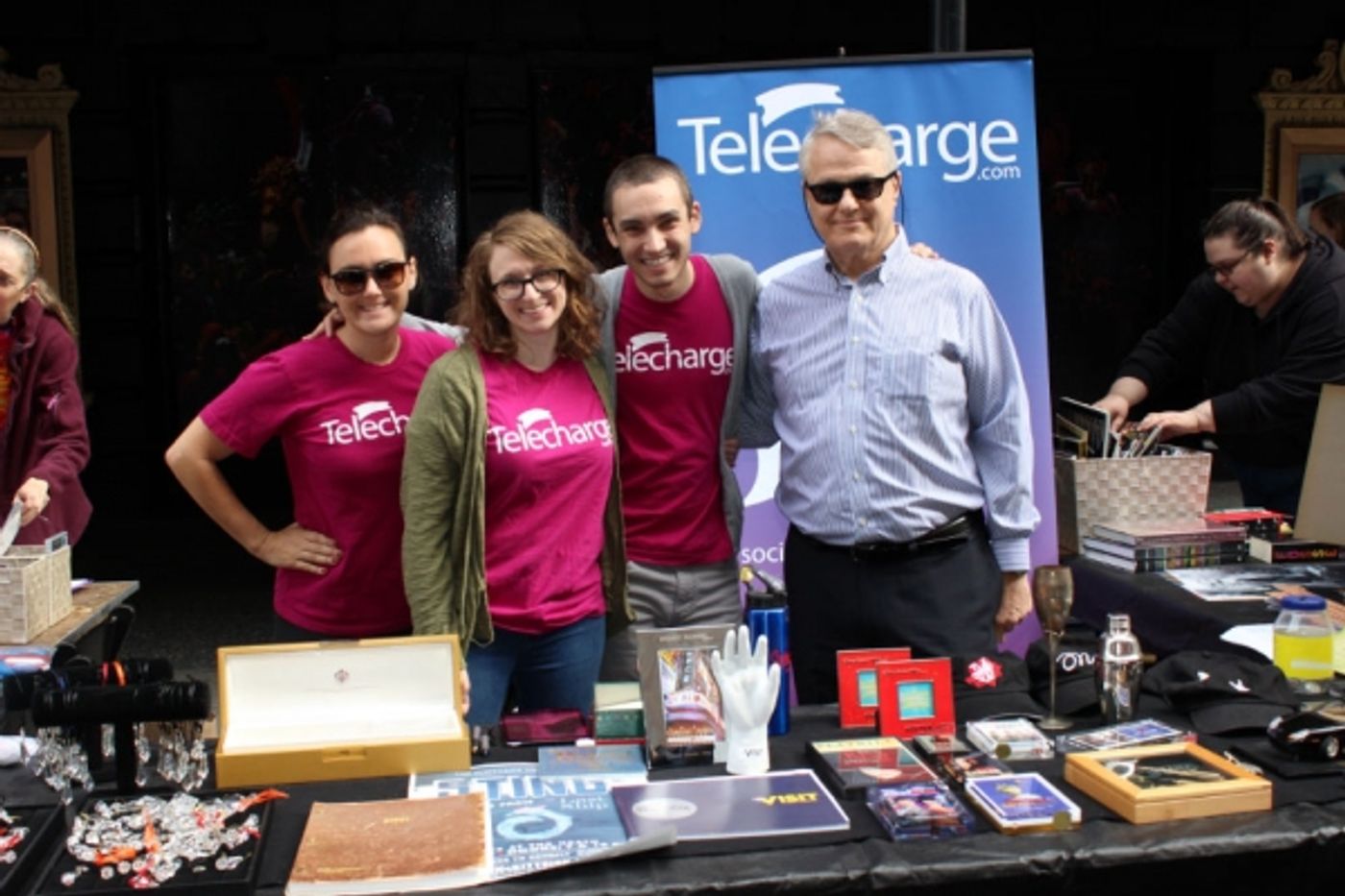 Photo Coverage: The Money Kept Rollin' in at the BC/EFA Flea Merchandise Tables!  Image