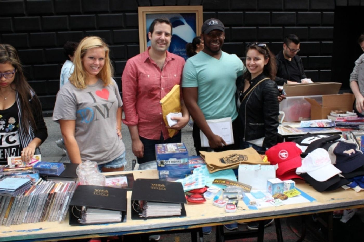 Photo Coverage: The Money Kept Rollin' in at the BC/EFA Flea Merchandise Tables!  Image