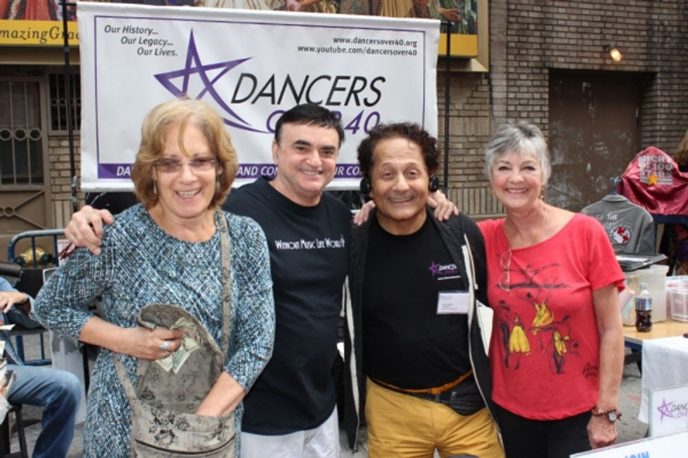 Photo Coverage: The Money Kept Rollin' in at the BC/EFA Flea Merchandise Tables!  Image