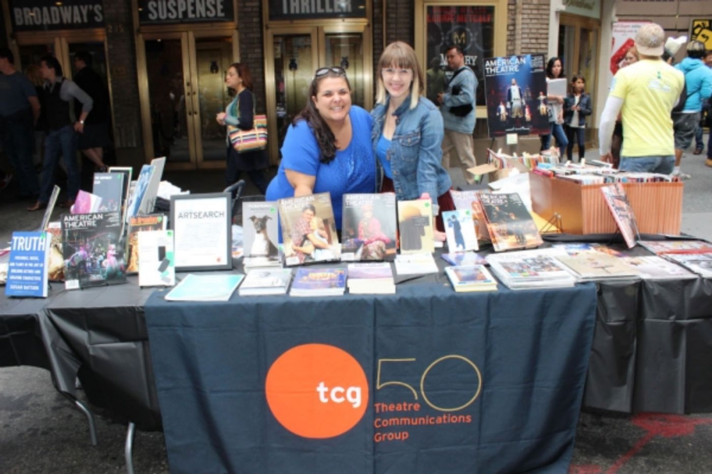 Photo Coverage: The Money Kept Rollin' in at the BC/EFA Flea Merchandise Tables!  Image