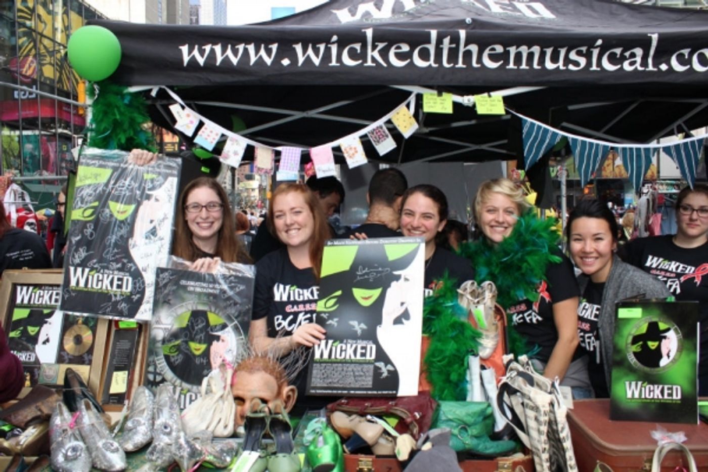 Photo Coverage: The Money Kept Rollin' in at the BC/EFA Flea Merchandise Tables!  Image