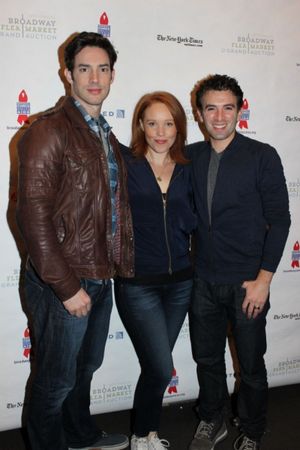 Scott J. Campbell, Jessica Keenan Wynn and Jarrod Spector Photo