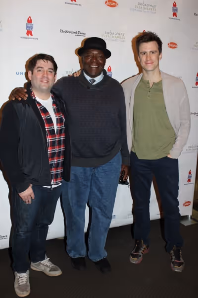 Christopher John O'Neill, Chuck Cooper and Gavin Creel Photo