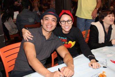 Jose Llana and Beth Malone Photo