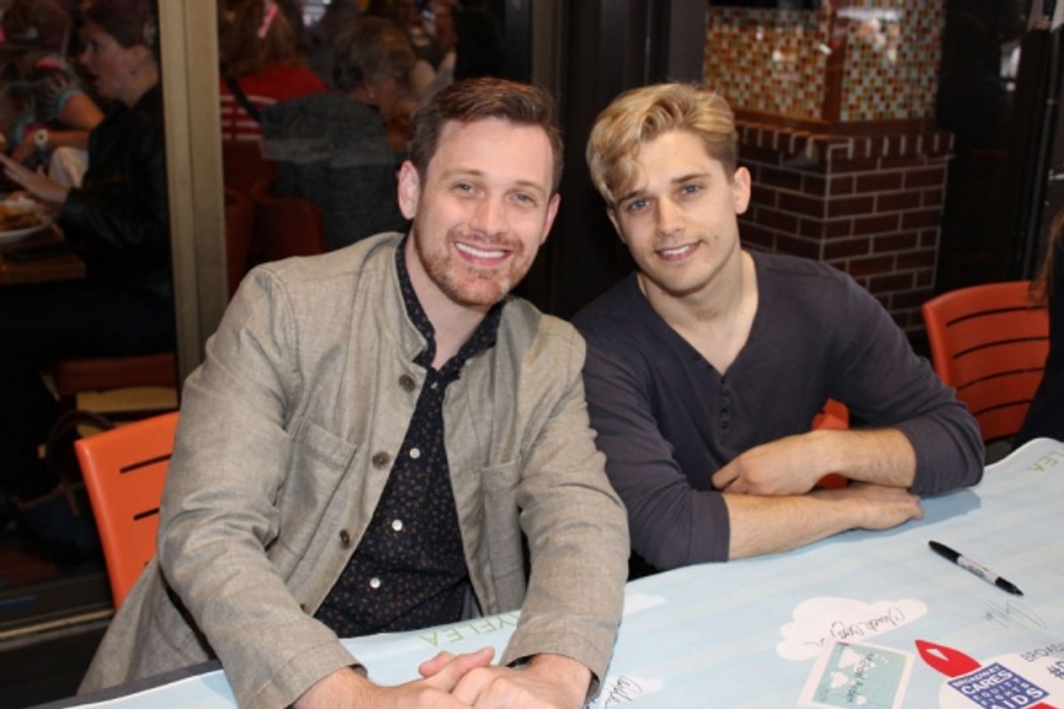 Michael Arden and Andy Mientus at 