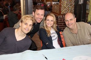 Andy Mientus, Michael Arden, Kate Reinders and Brad Oscar @ BroadwayWorld Andy Mientus, Michael Arden, Kate Reinders and Brad Oscar Photo