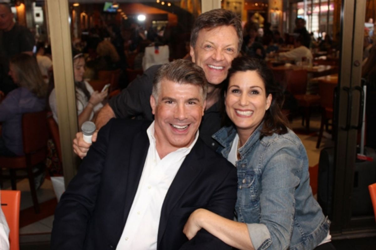Bryan Batt, Jim Caruso and Stephanie J. Block at 
