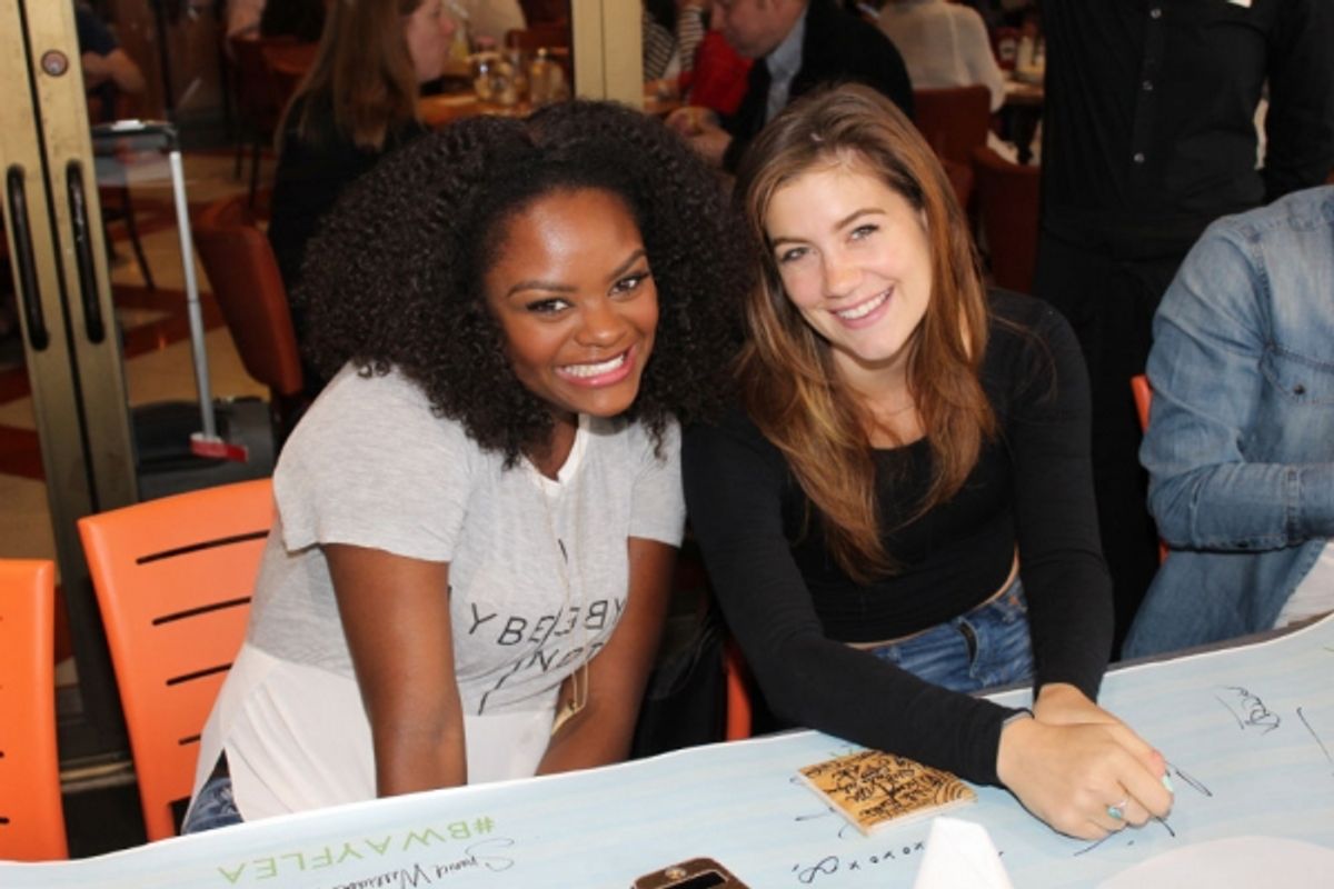 Shanice Williams and Laura Dreyfuss at 
