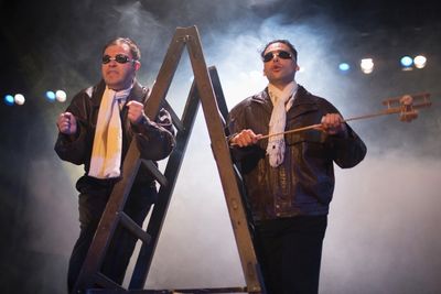 Andrew Calabrese and Miyaka Cochrane as the Pilots Photo