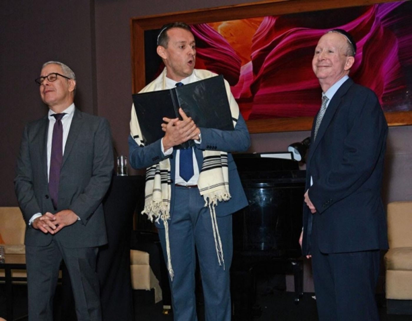 Photo Flash: NEWSIES' Jack Feldman Marries Matthew Liss; Andrew Lippa, Harvey Fierstein, Corey Cott Attend!  Image