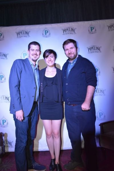 Andrew Neisler, Pipeline Theatre Company''s Artistic  Ari Schrier, and playwright And Photo