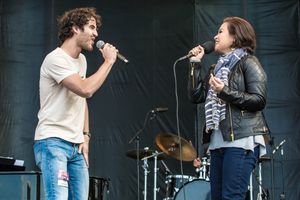 Darren Criss and Lea Salonga Photo