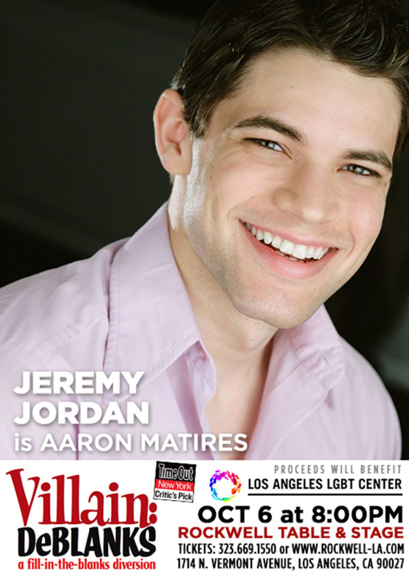 Photo Flash: Jeremy Jordan, Laura Bell Bundy & More Set for 'DEBLANKS' at Rockwell Table & Stage  Image