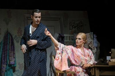 Emily Newton (Lilli Vanessi), Morgan Moody (Fred Graham) Photo