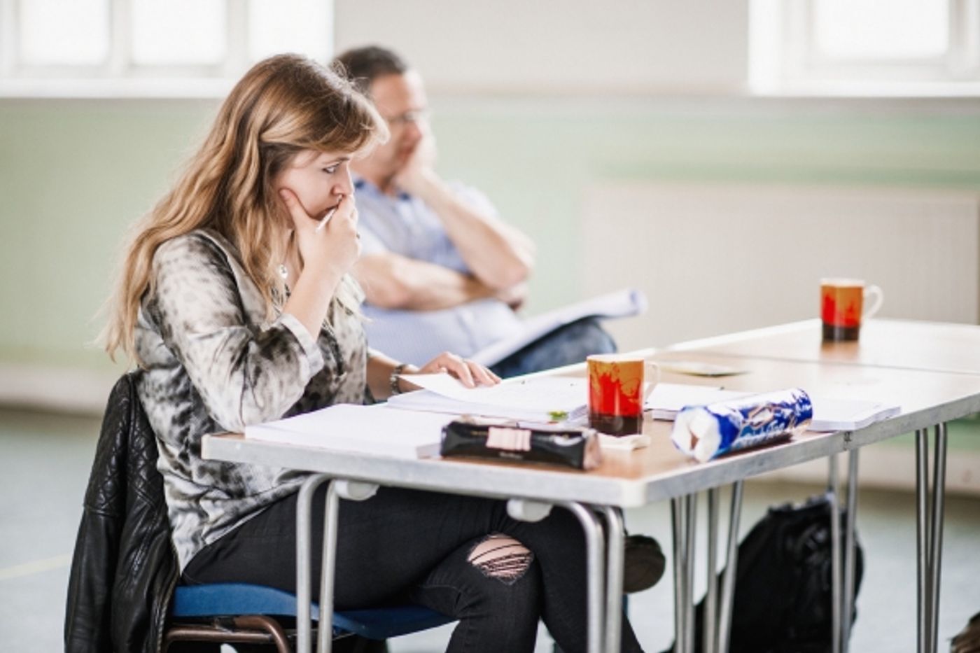 Photo Flash: In Rehearsal with the Cast of PIG FARM at the St. James Theatre  Image