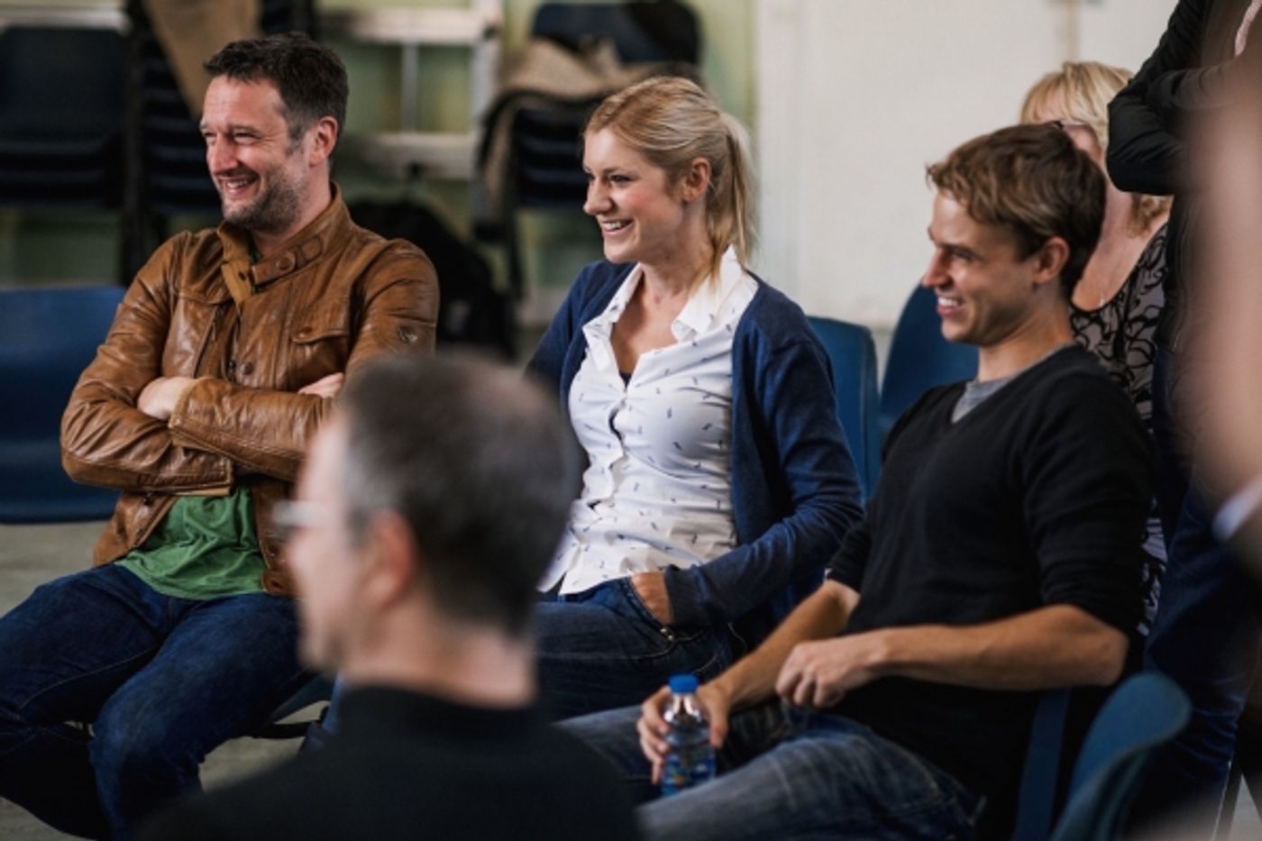 Photo Flash: In Rehearsal with the Cast of PIG FARM at the St. James Theatre  Image