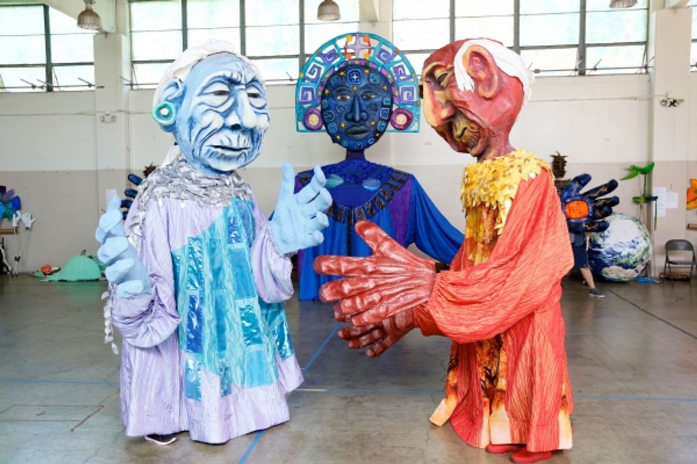 Photo Flash: In Rehearsal for El Teatro Campesino's POPOL VUH: HEART OF HEAVEN at Grand Park  Image