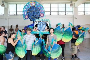 Eileen Alvarez, Christy Sandoval, Diana Rodriguez, Miguel Roura and Tadie Acosta work Photo