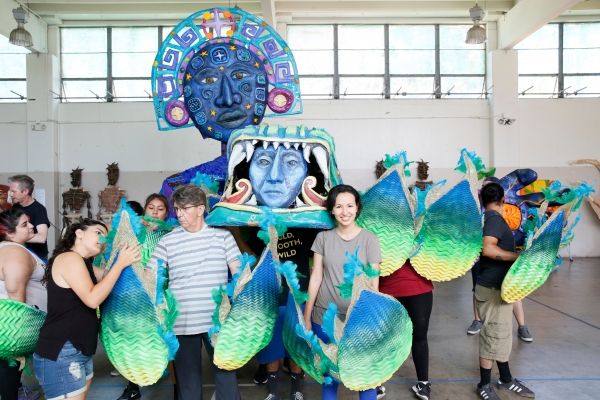 Eileen Alvarez, Christy Sandoval, Diana Rodriguez, Miguel Roura and Tadie Acosta work Photo