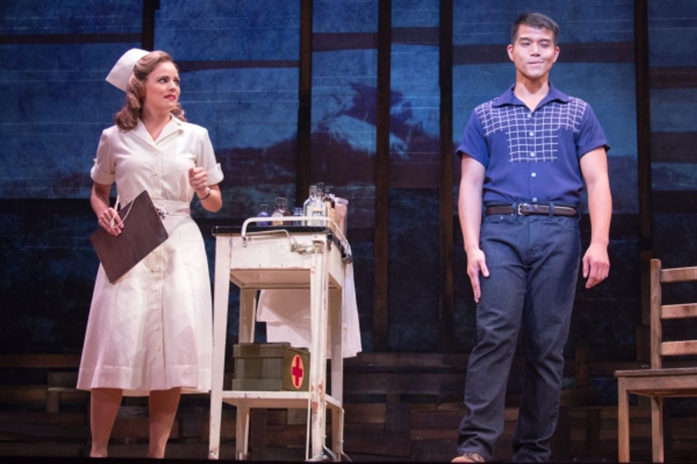 Photo Coverage: ALLEGIANCE Company Gives a Sneak Peek from the Longacre Theatre!  Image