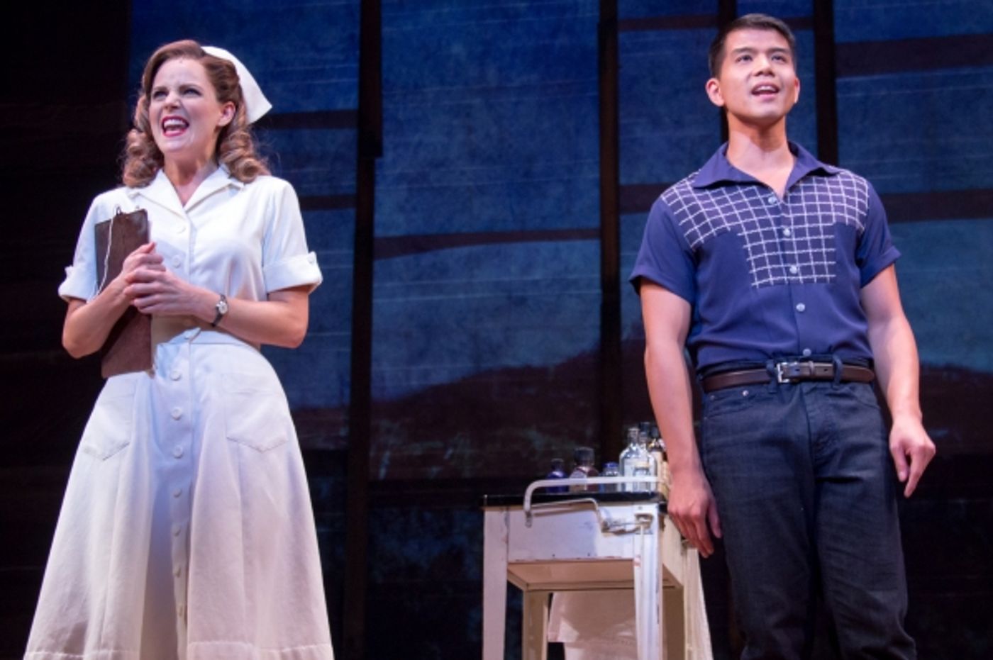 Photo Coverage: ALLEGIANCE Company Gives a Sneak Peek from the Longacre Theatre!  Image
