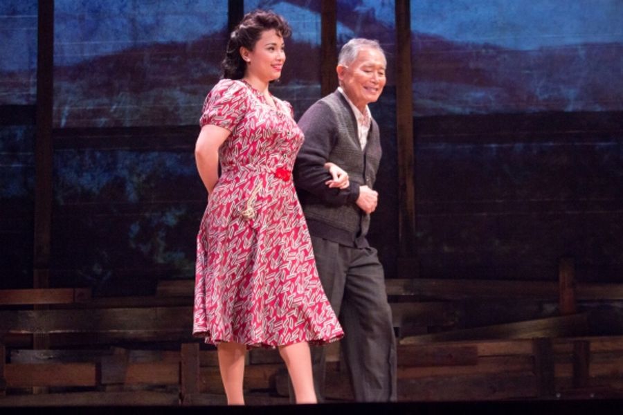 Photo Coverage: ALLEGIANCE Company Gives a Sneak Peek from the Longacre Theatre! Image
