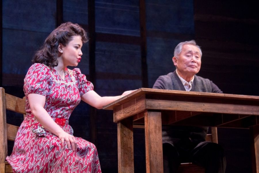 Photo Coverage: ALLEGIANCE Company Gives a Sneak Peek from the Longacre Theatre! Image