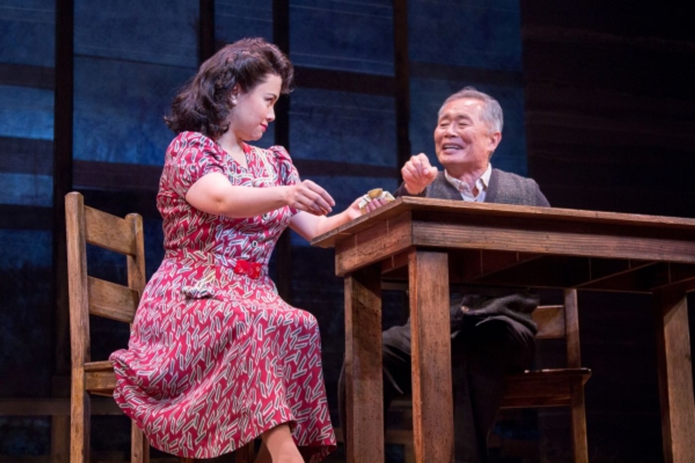 Photo Coverage: ALLEGIANCE Company Gives a Sneak Peek from the Longacre Theatre!  Image