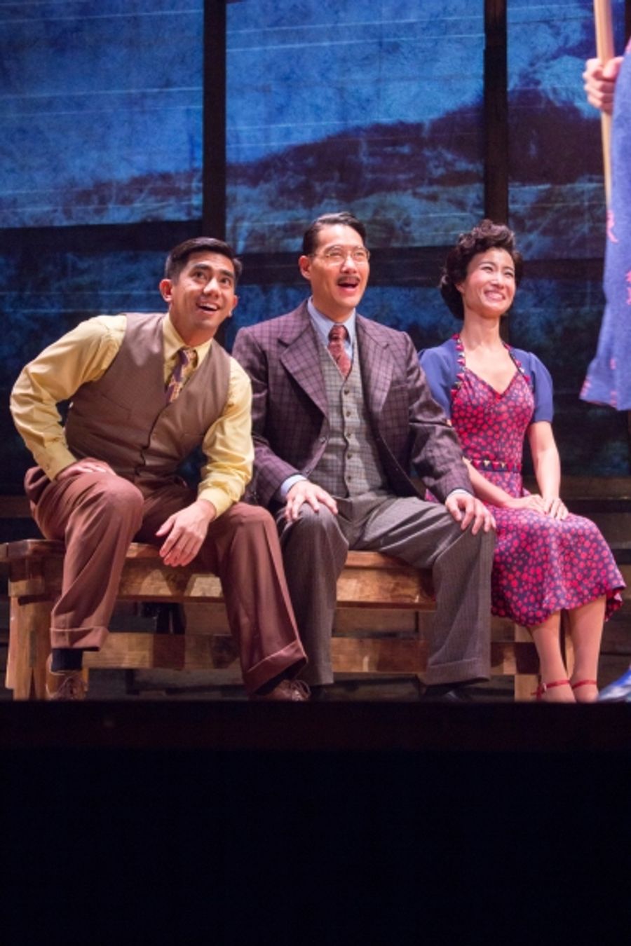 Photo Coverage: ALLEGIANCE Company Gives a Sneak Peek from the Longacre Theatre! Image
