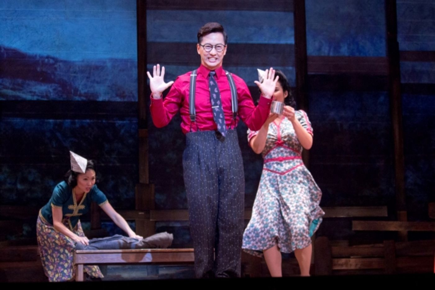 Photo Coverage: ALLEGIANCE Company Gives a Sneak Peek from the Longacre Theatre!  Image