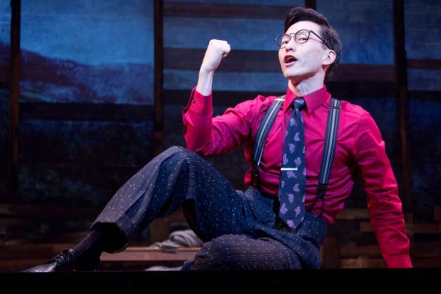 Photo Coverage: ALLEGIANCE Company Gives a Sneak Peek from the Longacre Theatre! Image