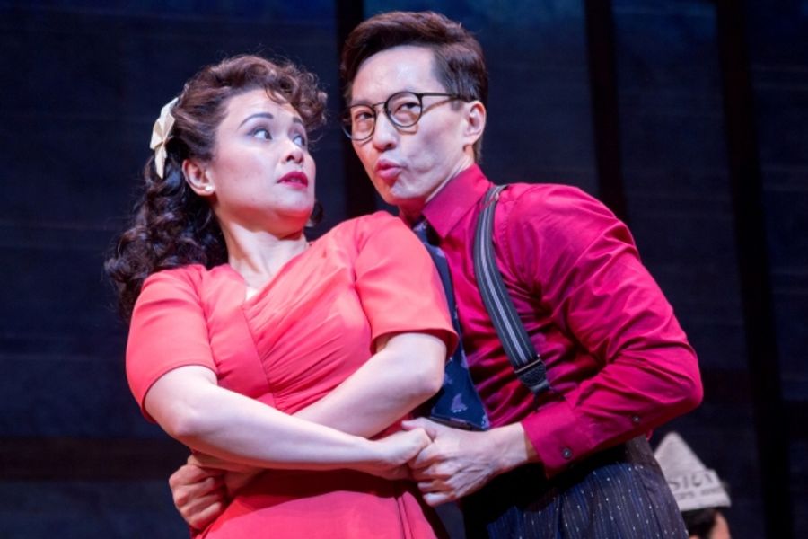 Photo Coverage: ALLEGIANCE Company Gives a Sneak Peek from the Longacre Theatre! Image