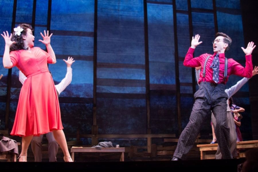Photo Coverage: ALLEGIANCE Company Gives a Sneak Peek from the Longacre Theatre! Image