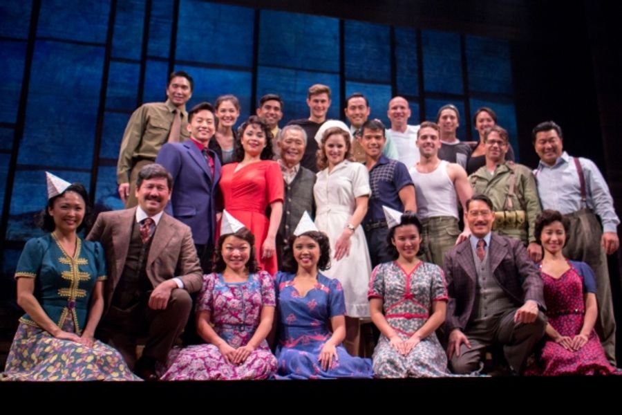 Photo Coverage: ALLEGIANCE Company Gives a Sneak Peek from the Longacre Theatre! Image