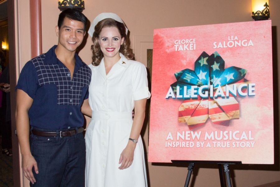 Photo Coverage: ALLEGIANCE Company Gives a Sneak Peek from the Longacre Theatre! Image