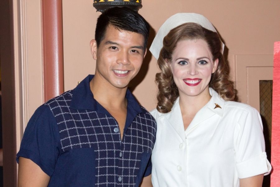 Photo Coverage: ALLEGIANCE Company Gives a Sneak Peek from the Longacre Theatre! Image