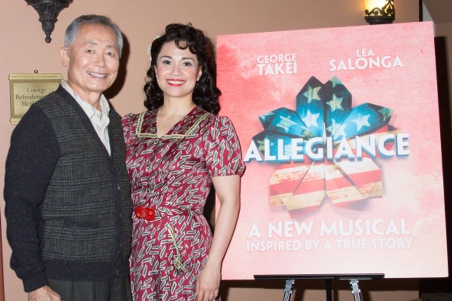 Photo Coverage: ALLEGIANCE Company Gives a Sneak Peek from the Longacre Theatre! Image